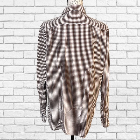 J. Crew Brown Casual Button Down Shirt Lightweight Cotton - Picture 2 of 5